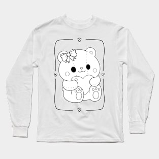 Color Your Own - Bear Long Sleeve T-Shirt